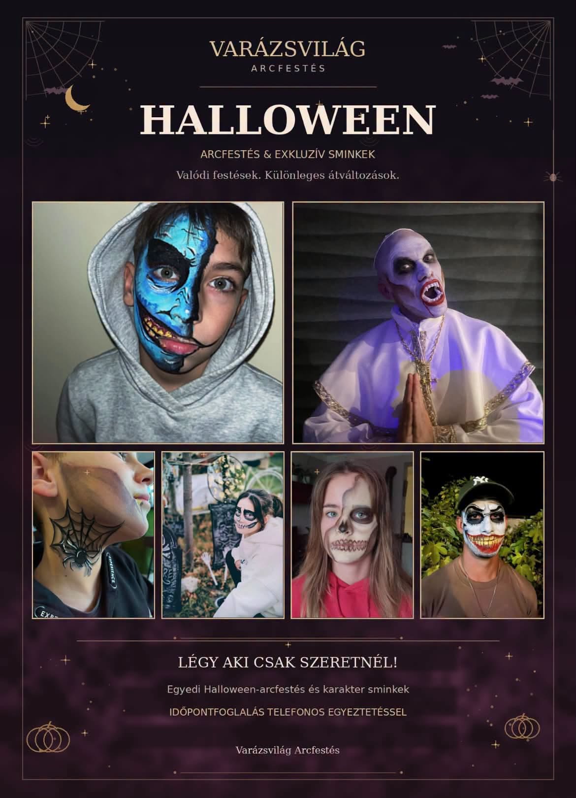 Változz át Halloweenkor!